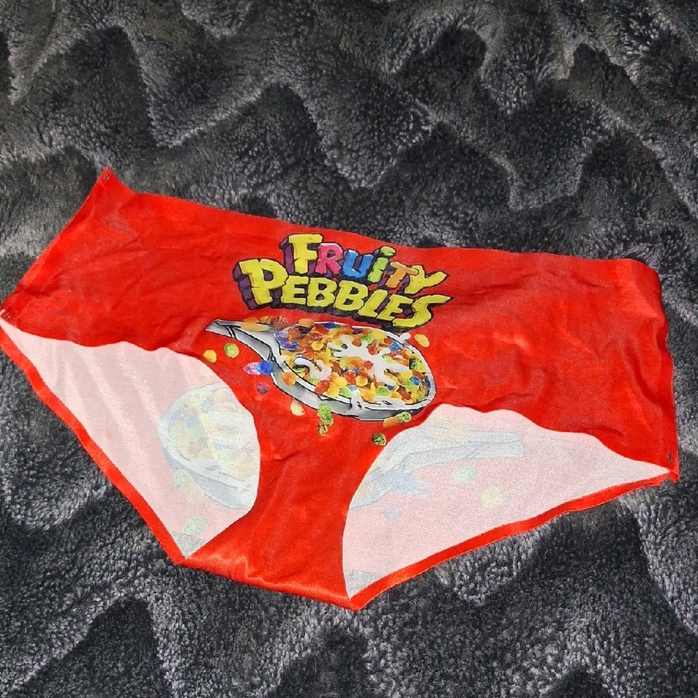Red Fruity Pebbles Panties Hipster Style